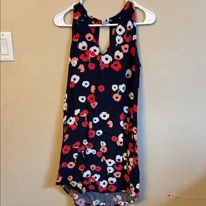 GAP Floral Sleeveless Dress - Navy, Red, White